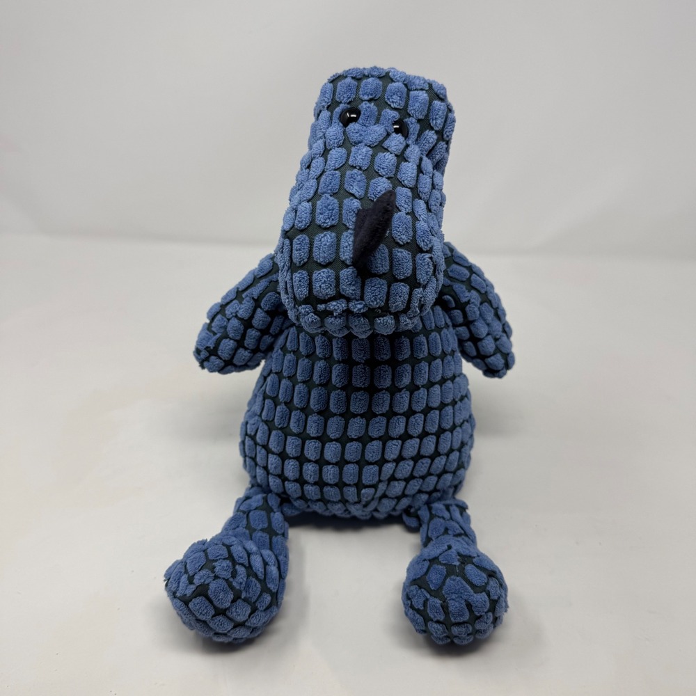 Jellycat London First Steps dippy Blue Dinosaur Plush Stuffed Animal 10in